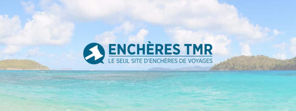 Vue panoramique d'une plage tropicale avec des eaux turquoise, symbole des escapades exclusives de TMR Voyages.