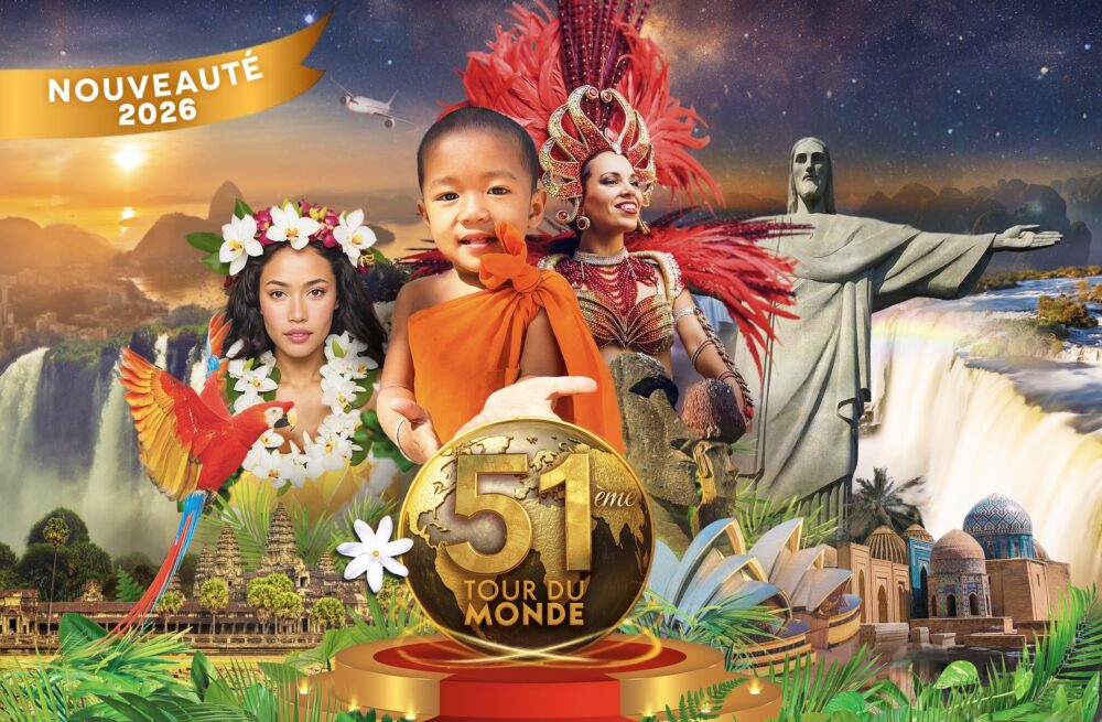 Découvrez des paysages iconiques avec TMR Voyages pour un 51ème tour du monde à travers des cultures colorées.